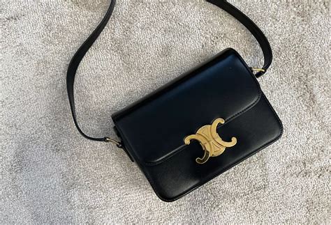 celine patent evening bag|celine triomphe purses.